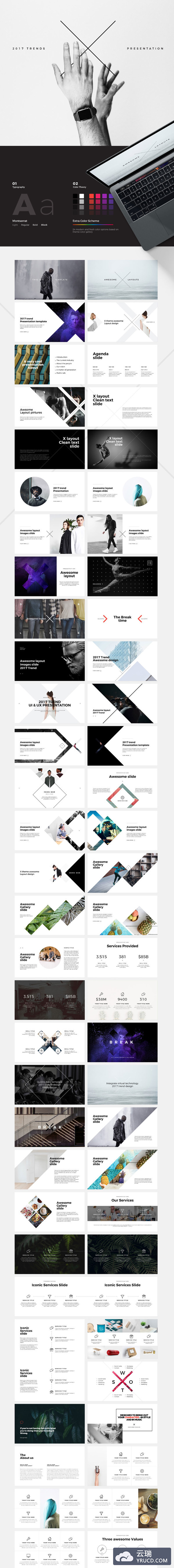 个性酷炫的PPT模版下载[key,pptx]