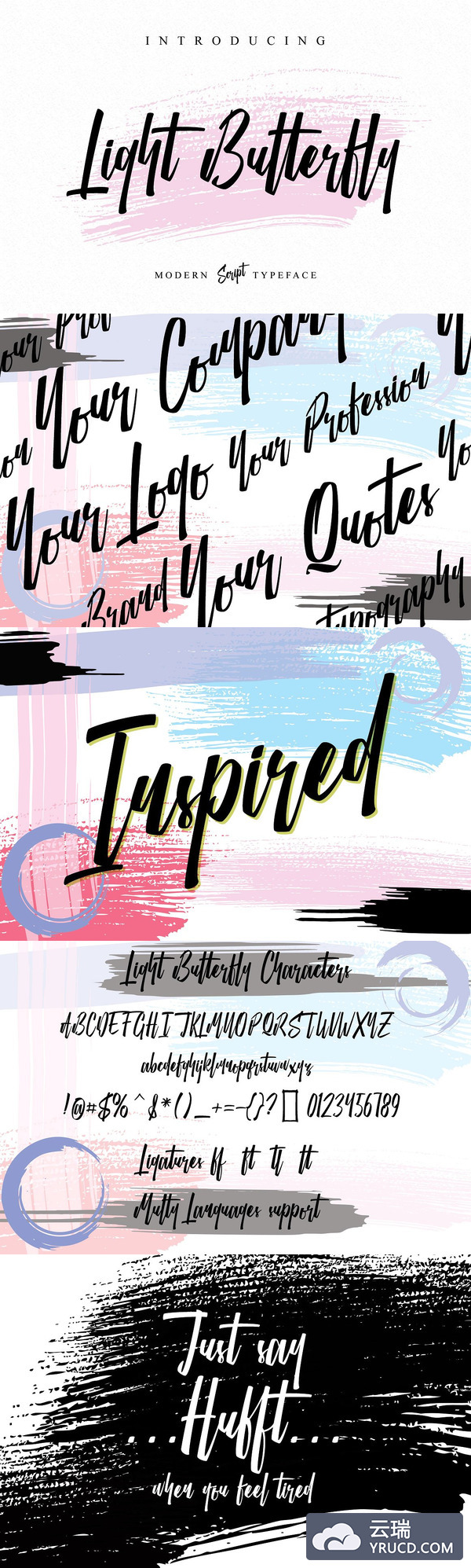 漂亮的马克笔POP风格的字体下载