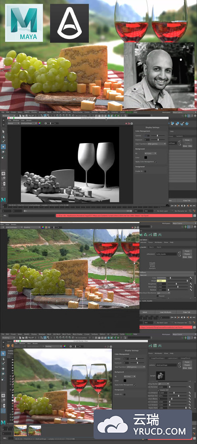 Maya 2017 使用Arnold渲染逼真图像教程