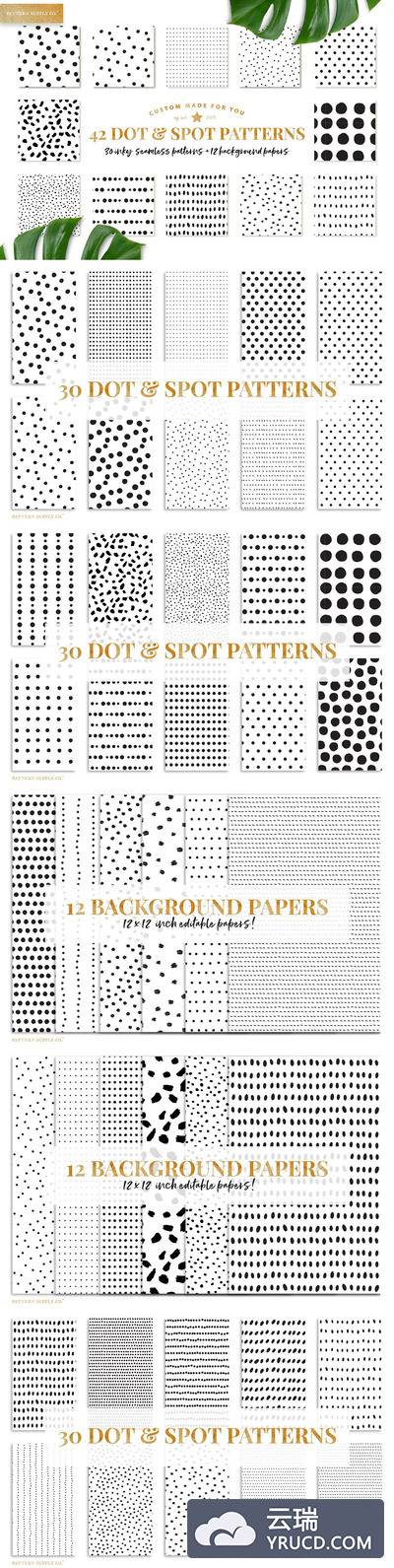点元素的背景纹理矢量素材下载[Ai]