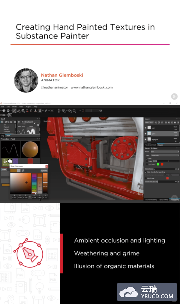 Substance Painter 创建手绘纹理教程