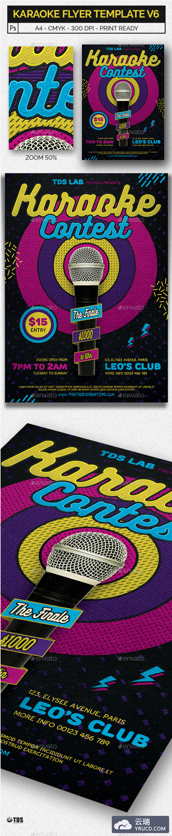 夜店KTV&party传单模板