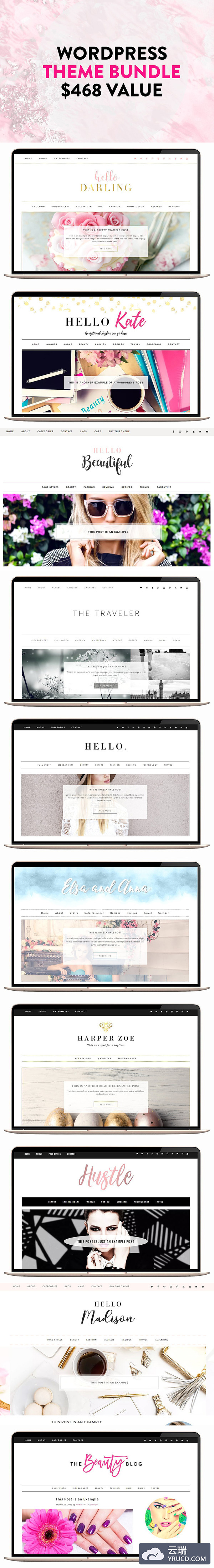 价值468美元的wordpress主题捆绑下载