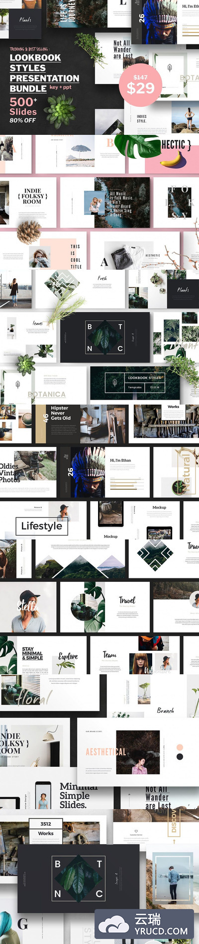 超酷的杂志风格PPT打包下载[PPTX、KEY]