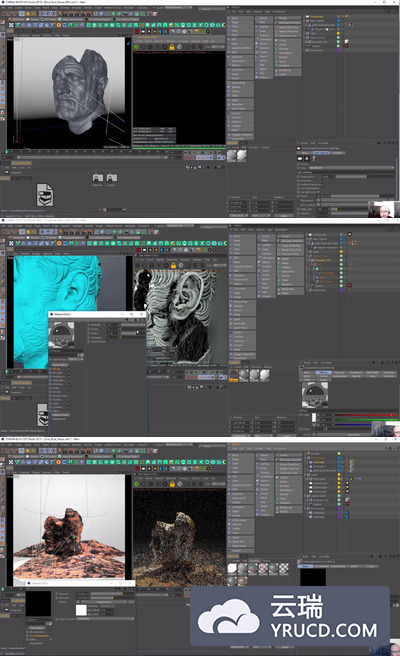 C4D Octane渲染 混合着色教程