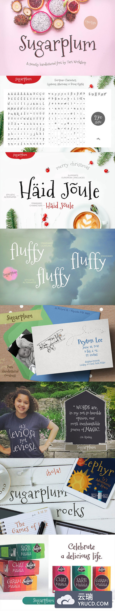 有趣的变形字体套装下载[otf,ttf]