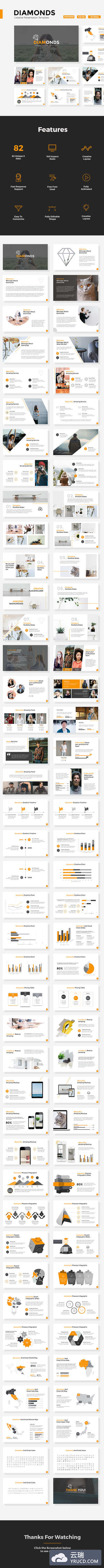 专业实用的图表类PPT模版下载[pptx]