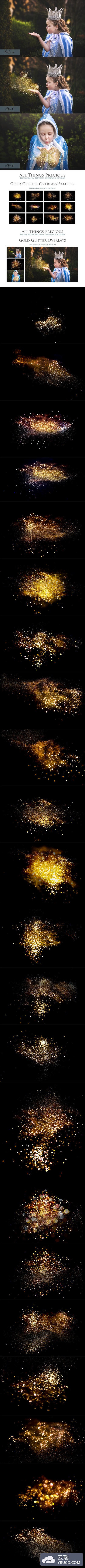 20个高品质的金粉质感高清图片大集合