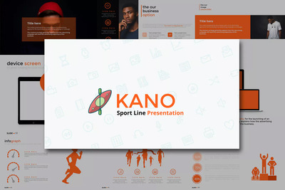 适合运动类展示的PPT设计模板