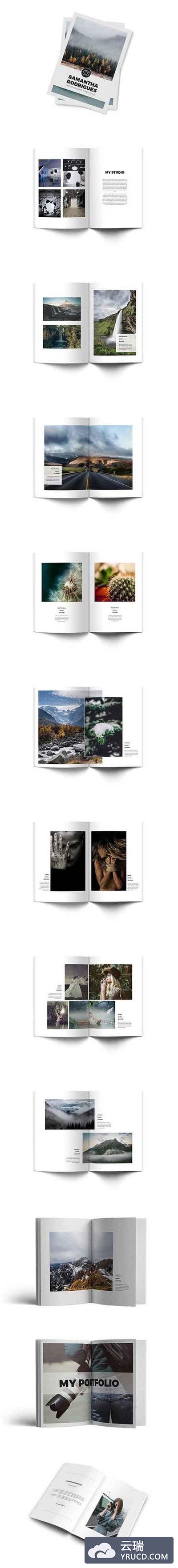 适合摄影展示的画册设计模板（For Indesign）