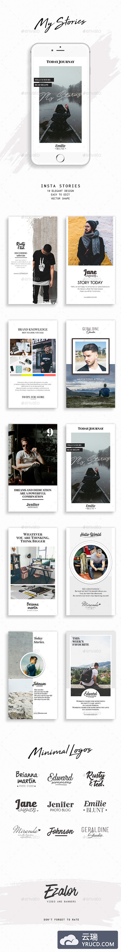 Instagram社交媒体设计模板下载