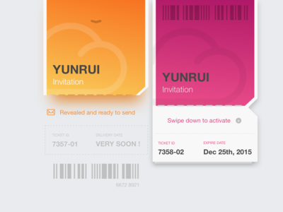 Invitation Ticket 邀请券