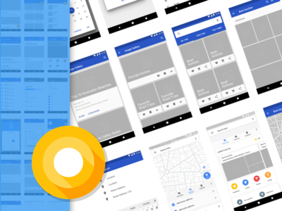 [免费]实用的安卓原型线框图模版下载[Sketch]