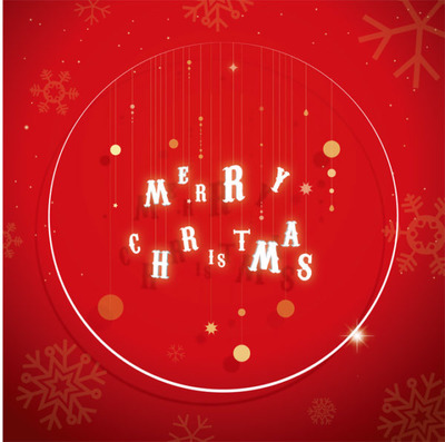 圣诞节红色背景