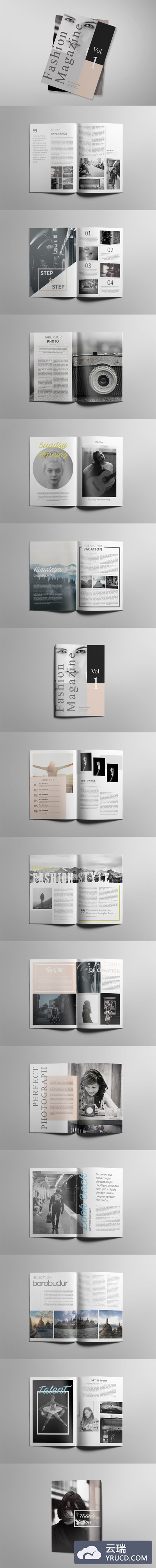 创意十足多用途杂志模版下载[indd]