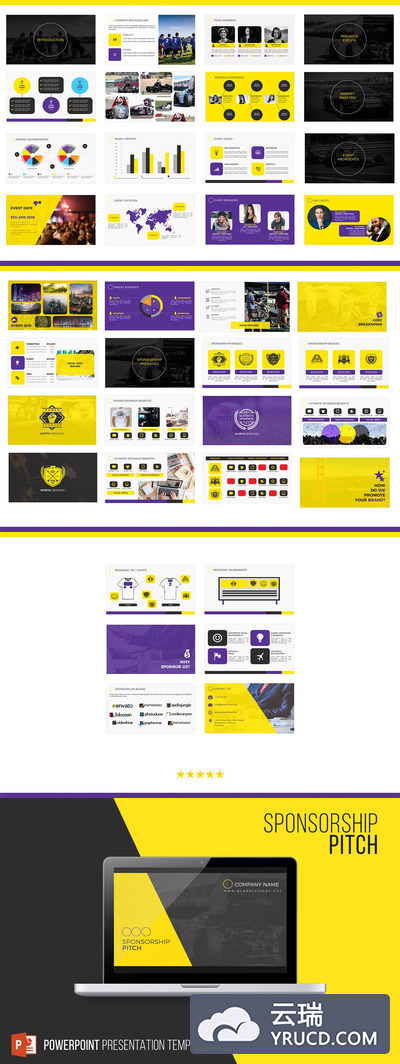 适合众筹融资提案的powerpoint设计模板