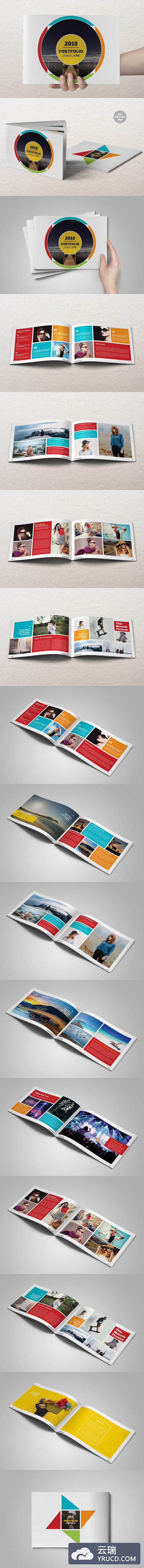 20P非常适合投资提案的画册手册标书设计模板