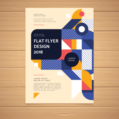 现代几何业务宣传册模板[EPS, AI]