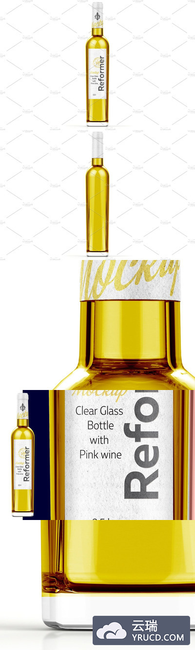 高端葡萄酒瓶Mockups下载[psd]