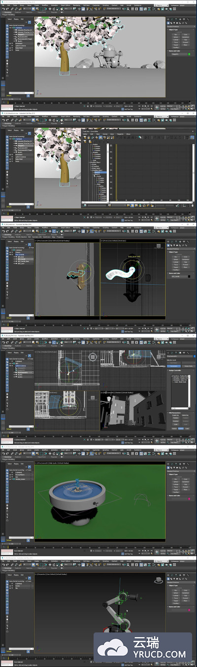 3DS MAX 约束控制器和线参数动画处理教程