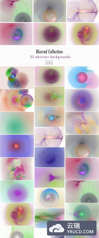25个高品质的抽象炫彩背景纹理集合
