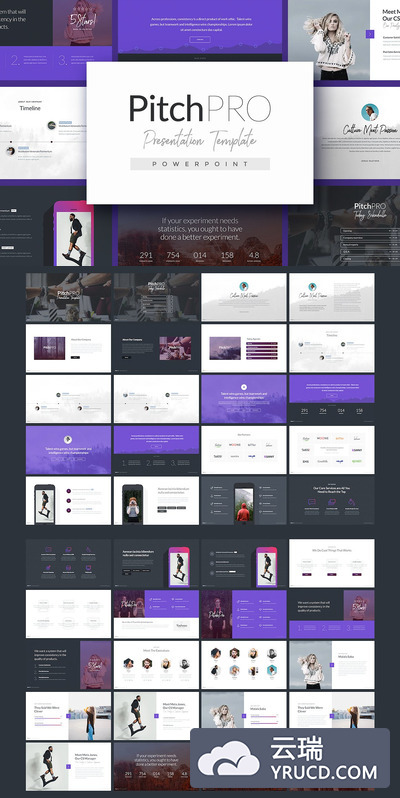 高端提案提报展示powerpoint幻灯片展示设计模板（pptx）