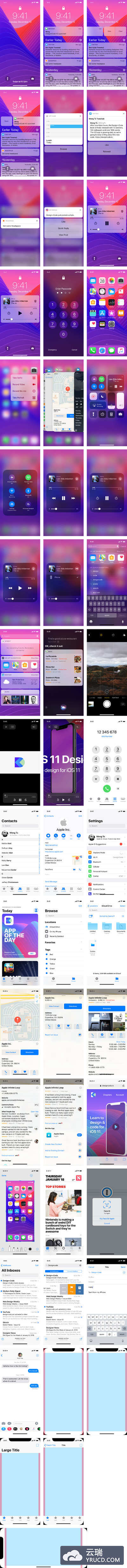 DesignCode iOS 11 GUI[Sketch]