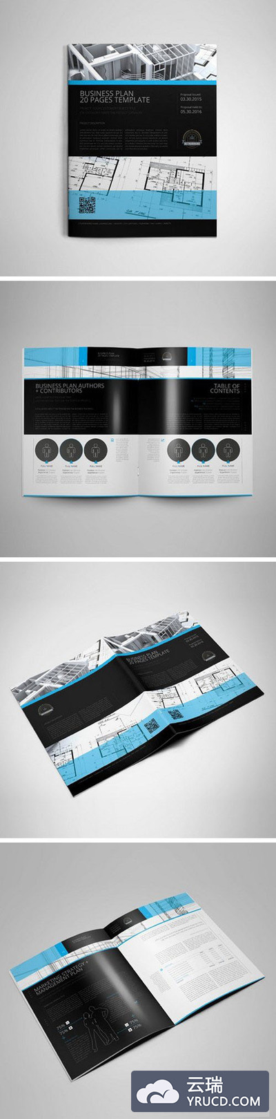 实用的商业画册模版下载[indd]