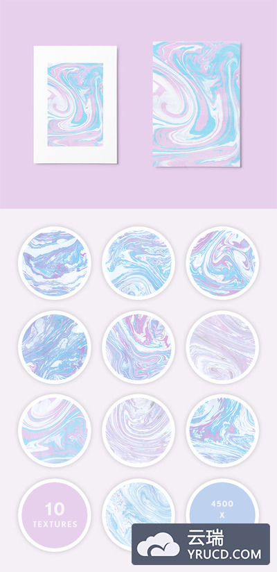 背景纹理 | 10张时尚流行美好高分辨率大理石纸素材