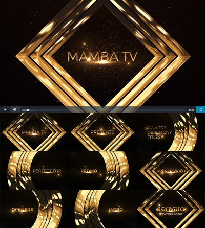 宏伟而令人叹为观止的After Effects奥斯卡颁奖典礼设计模板