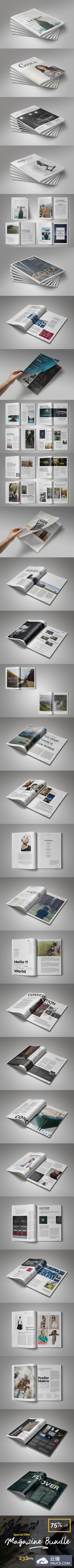 7in1的214P超级专业的高端楼书杂志画册手册设计模板