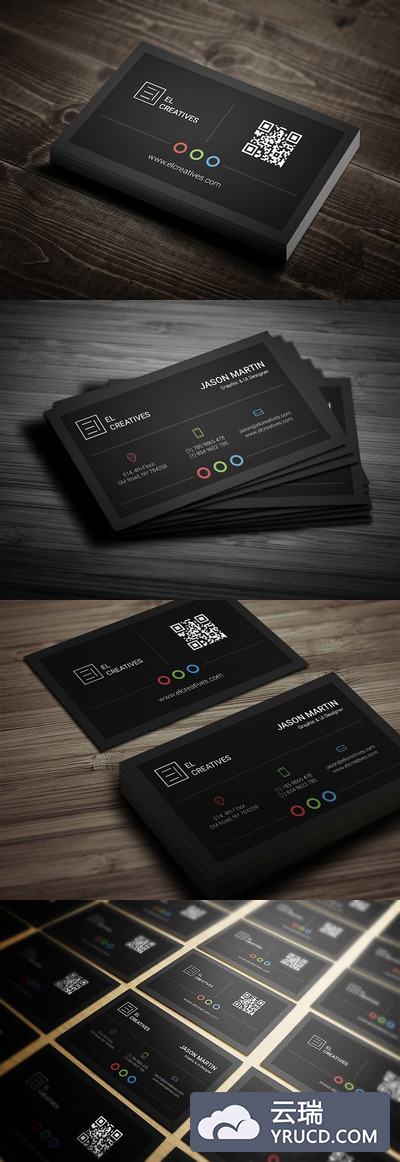 高端专业的商务名片设计模板下载[PSD]