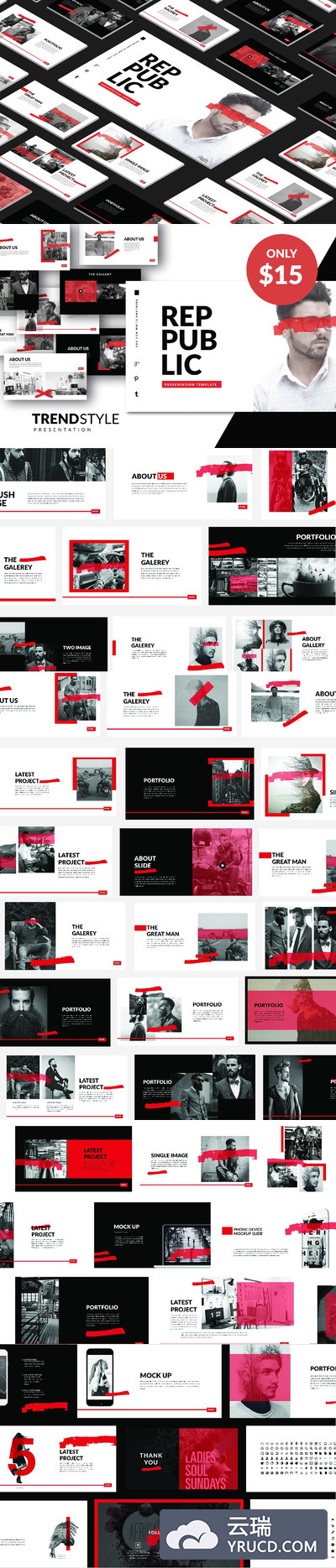 高级创意的高端商务商业提案keynote幻灯片演示模版