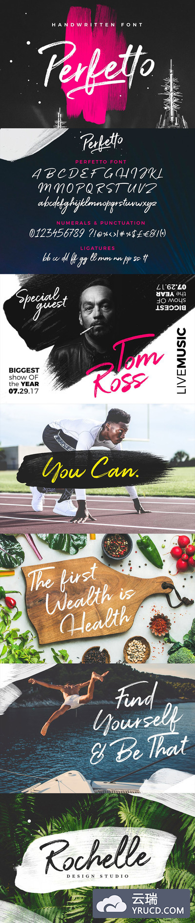 免费,流畅的手绘笔刷感很强的字体下载[otf,ttf]