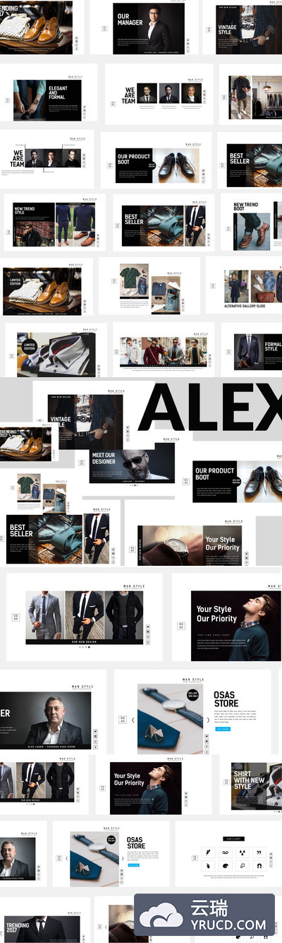 高端创意多用途powerpoint演示文稿幻灯片设计模板