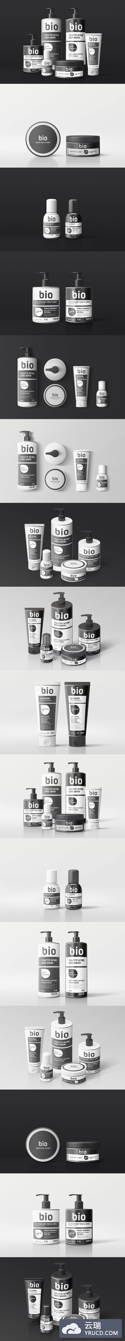 高品质的高端化妆品样机展示模型mockups大集合