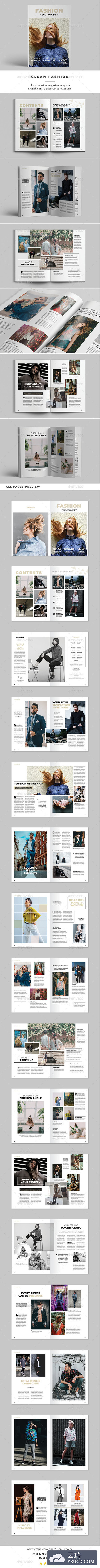 创意时尚杂志模版下载[indd]