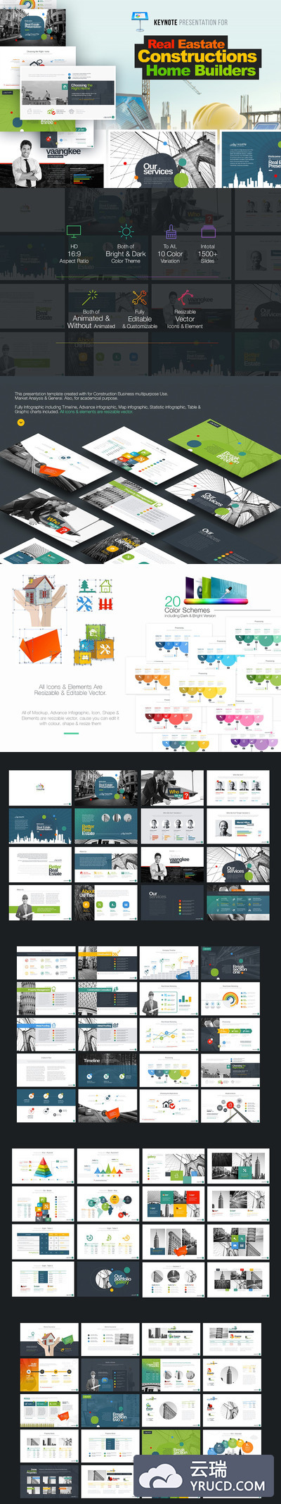 商业和学术ppt演示文稿（房地产/建设主题）