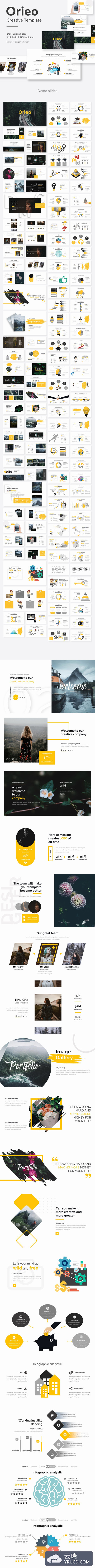 一款简洁创意PPT模版下载[pptx]