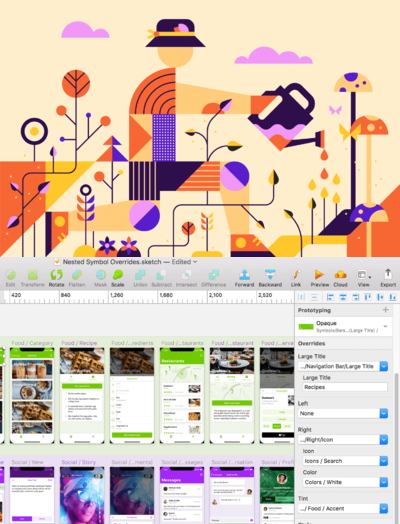 在50版本号中 Sketch 会更好