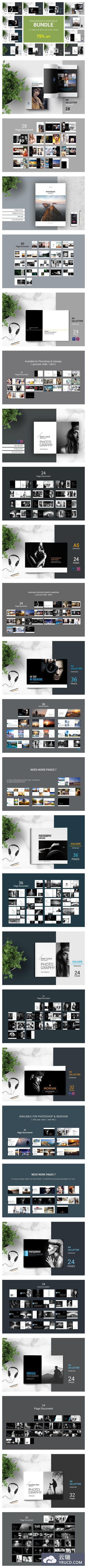 时尚、干净、典雅、专业的摄影主题杂志模板下载[indd]