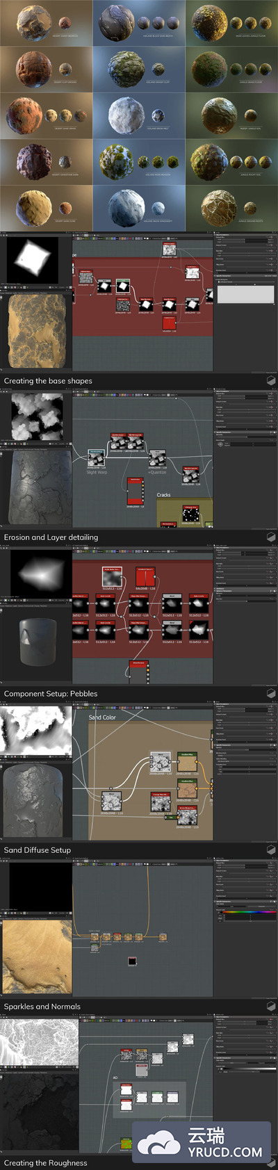 Substance 岩石材质教程+预设