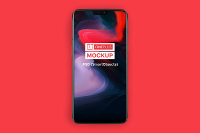 高品质的OnePlus 6 Android安卓手机样机展示模型mockups