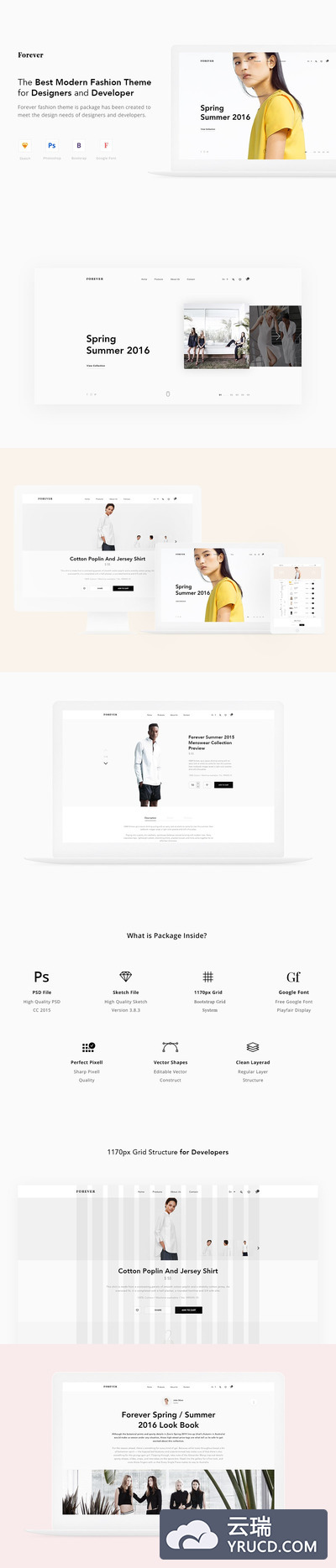 高端经典时尚永不过时的官网设计模板