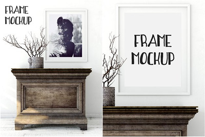 室内框架样机模型06 Scandi Interior Frame Mockup - 06