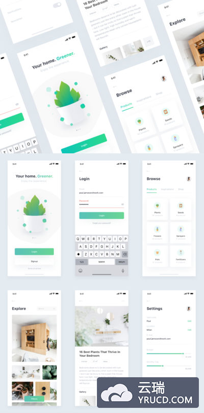 一款关于植物的APP[sketch]