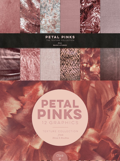 花瓣粉红色质感背景纹理素材 Petal Pink Background Textures