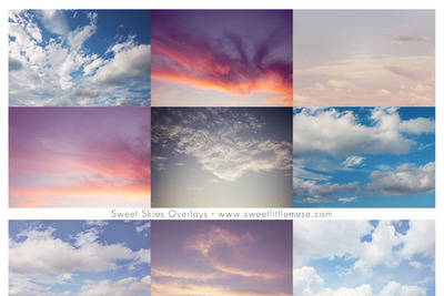 漂亮的天空素材 Sky Overlays - skies overlays