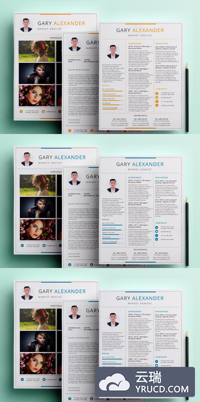 PPT简历模板 PowerPoint Resume Pack