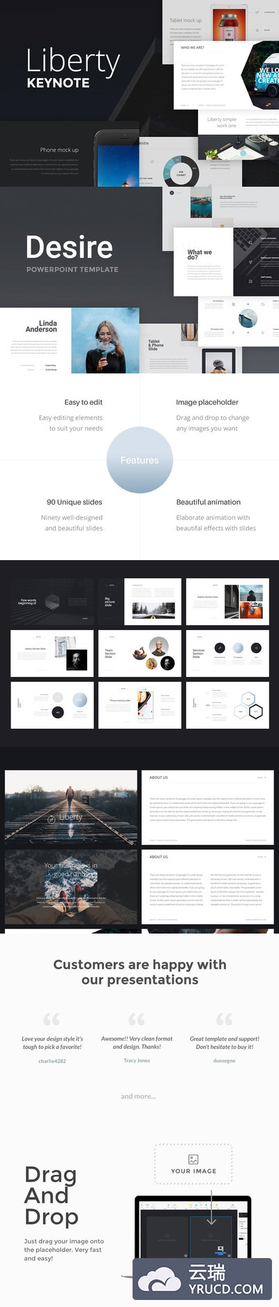 创意PPT模板合集 Liberty Keynote Presentation